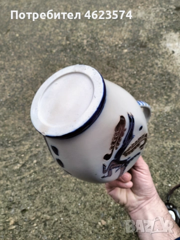 Стара керамична бутилка, снимка 6 - Антикварни и старинни предмети - 53392918