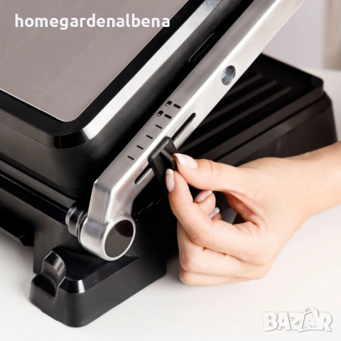 Мощен Грил и Скара 2в1 Taurus Bistro Gourmet | 2600W | 180º Отваряне, снимка 5 - Скари - 54208782