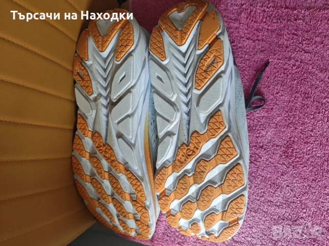 Мъжки маратонки Hoka Clifton 8 Trainers UK Size 12.5 EU 47 сиви grey, снимка 9 - Маратонки - 52004439