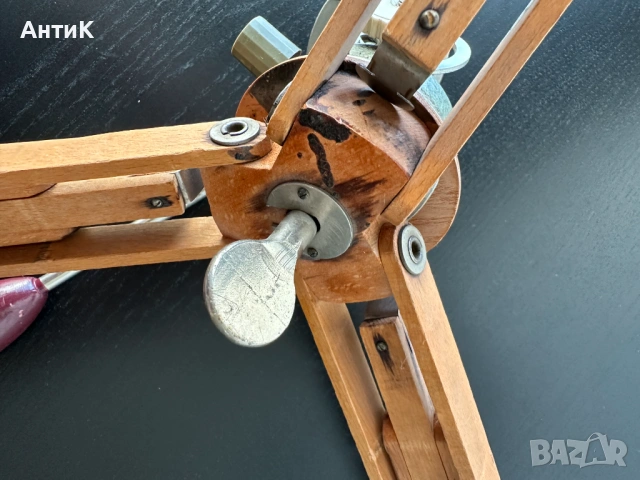 Дървен Фото Статив Тринога, снимка 8 - Антикварни и старинни предмети - 53148047