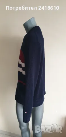 Tommy Hilfiger Organic Cotton Mens Size L НОВО! ОРИГИНАЛ! Мъжки Памучен Пуловер!, снимка 6 - Пуловери - 48416708