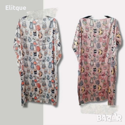 Красива плажна туника на котенца, снимка 5 - Туники - 52853512