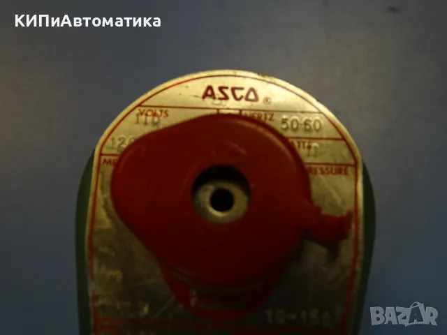 3-пътен ел. магнитен клапан ASCO 8345A2 solenoid valve 16Bar 110VAC G1/4, снимка 4 - Резервни части за машини - 49284357
