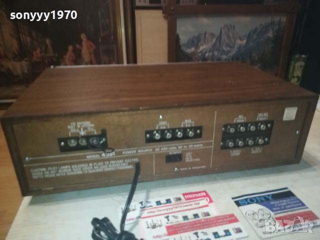 RETRO RECEIVER-ВНОС FRANCE 3107241325LNWC, снимка 12 - Ресийвъри, усилватели, смесителни пултове - 46754713