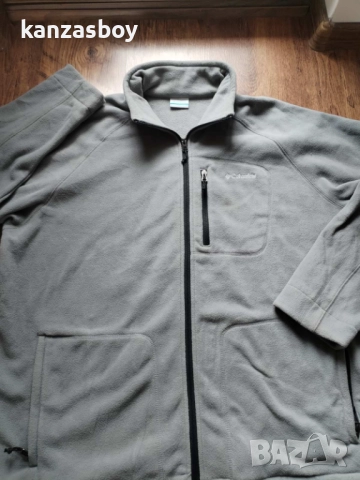 COLUMBIA Men's Steens Mountain Full-Zip 2.0 Fleece Jacket - страхотен мъжки полар 2XL КАТО НОВ, снимка 4 - Спортни дрехи, екипи - 52910181