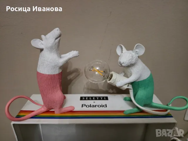 Seletti and Polaroid- нощна лампа, снимка 7 - Настолни лампи - 50060598