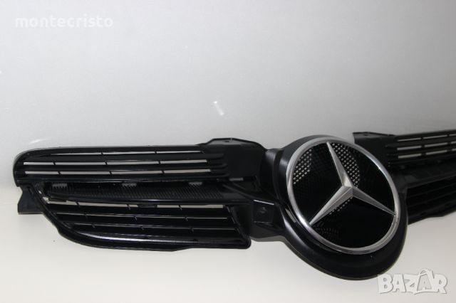 Предна решетка Mercedes SLK R171 (2004-2011г.) предна емблема Мерцедес SLK / A1718880060, снимка 3 - Части - 45445418