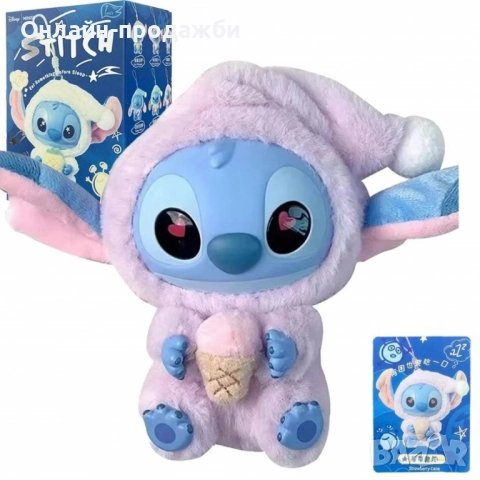 Miniso Stitch в пижама-колекционерска фигура , снимка 6 - Фигурки - 51022061