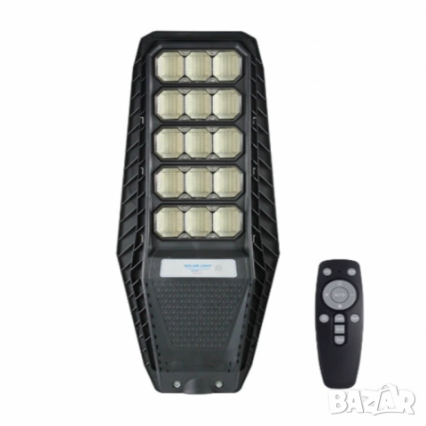 Соларна лампа с дистанционно управление – 100W/200W/300W, студено бяла светлина 6400K, снимка 3 - Други - 52098163