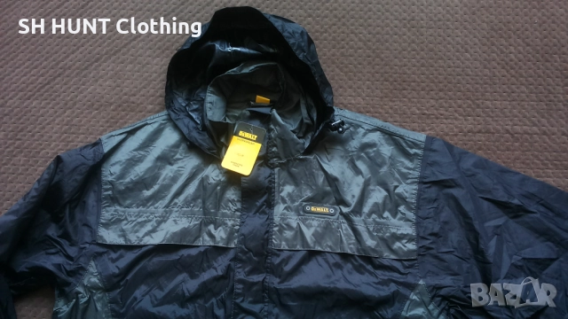 De WALT BREATHABLE RAINSUIT Jacket размер L / XL работно яке ветровка W4-618, снимка 3 - Якета - 52026046
