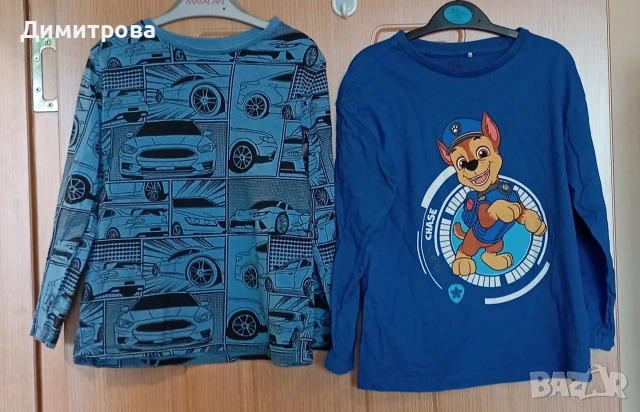 тънки блузки размер 122см, снимка 3 - Детски Блузи и туники - 53629134