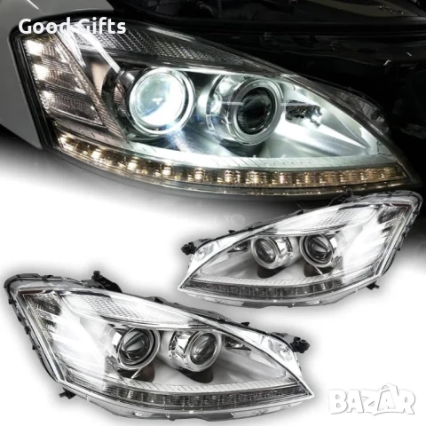 LED Фарове за Mercedes W221 S-class Facelift, LED Диодни фарове за Мерцедес, снимка 3 - Аксесоари и консумативи - 50564397