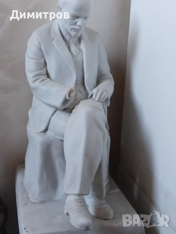 Ленин скулптура  от порцелан 50те г ссср, снимка 2 - Антикварни и старинни предмети - 51511901