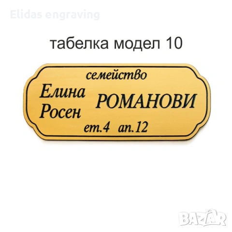 Табелка за пощенска кутия или врата, снимка 10 - Други стоки за дома - 53668387