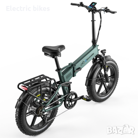 Сгъваем електрически велосипед Eletronbike OD20 – 500W, 48V, до 100 км пробег, снимка 8 - Велосипеди - 54136499