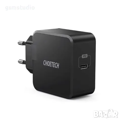 Choetech Wall Charger USB-C 30W PD - бързо зарядно за iPhone, Samsung, снимка 1 - Оригинални зарядни - 46872612