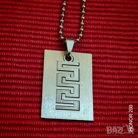 Ланец, синджир с висулка от стомана. , снимка 4 - Колиета, медальони, синджири - 53667891