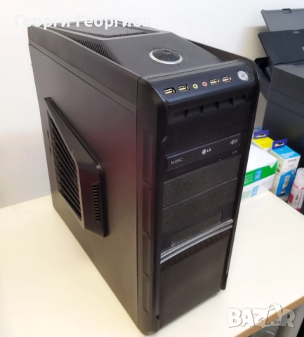 Геймърски Компютър i5-4570, 8GB, GeForce® GTX 1070 G1 Gaming 8G, 120GB SSD, 1TB HDD