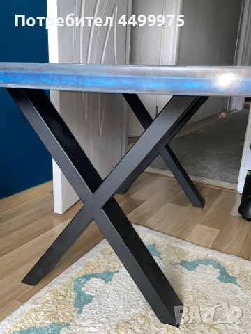 Холна маса от естественно орехово дърво, снимка 7 - Маси - 54256868