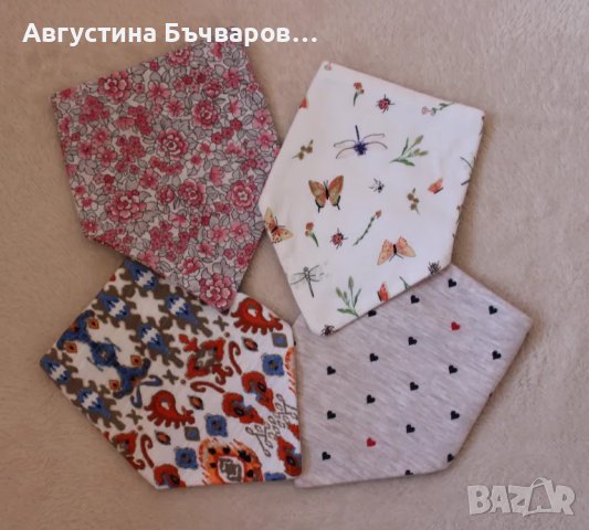 Комплект бандани (4бр.) Kiki Bibs, снимка 1 - Други - 47065763