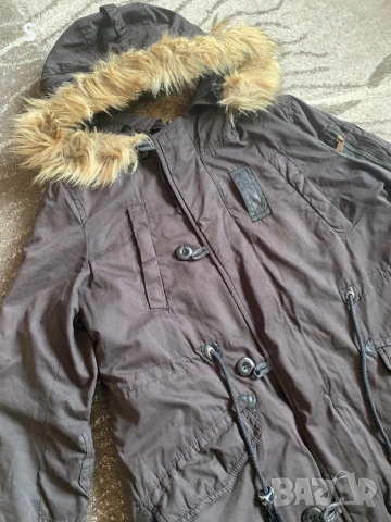 Дамско Яке/Парка 38 размер, снимка 5 - Якета - 53951104