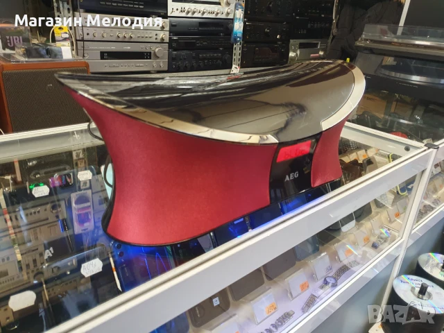 Блутут тонколона AEG Има и usb и aux. Bluetooth sound system AEG BSS 4803 В отлично техническо и виз, снимка 7 - Аудиосистеми - 51062307