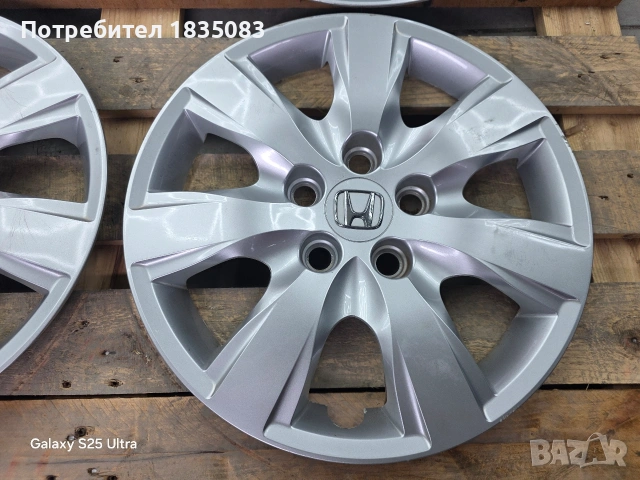 Оригинални тасове Honda 16 цола, снимка 4 - Аксесоари и консумативи - 54281323