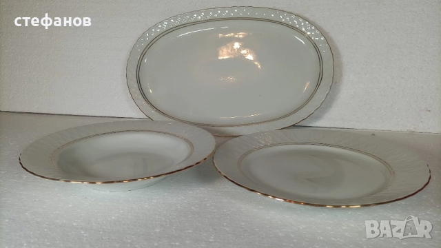 Български чинии, основно, супа, салатна голяма елипса, снимка 7 - Чинии - 52887466