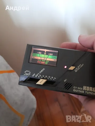 Стар уред за настройване на китари Korg GT-60X, снимка 7 - Антикварни и старинни предмети - 49798028