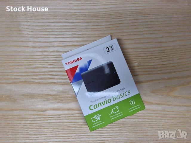 2TB 2000GB Toshiba Canvio Външен хард диск USB 3.0 преносим твърд диск УСБ, снимка 3 - Външни хард дискове - 46544858