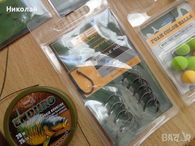 KATRAN TUAREG 35lb и Ендуро 25lb куки PB и Pop-Up топчета., снимка 3 - Такъми - 52817736