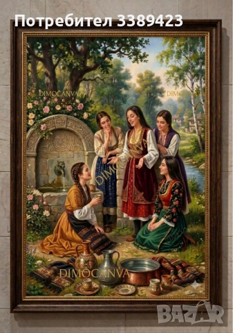 Картина КАНАВА Лазарки – Символ на Пролетта и Традицията