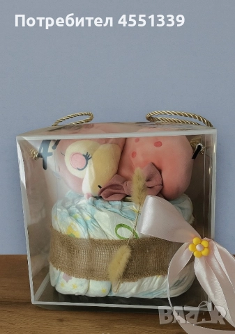 Торти от памперси , снимка 3 - Пелени, памперси - 52488825