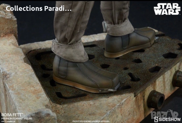 Sideshow Star Wars Boba Fett фигура статуя, снимка 4 - Колекции - 54126364