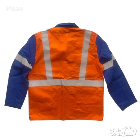 Мъжко работно яке куртка Multinorm немско размер L 54 светлоотразително, снимка 2 - Други - 45061673