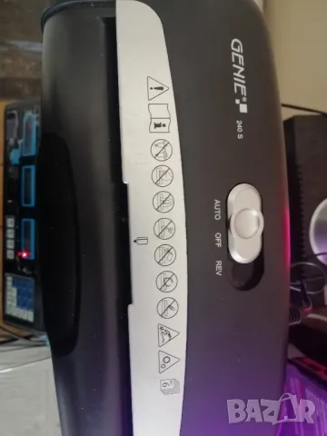 Шредер за документи Genie 240S, снимка 4 - Друго - 50122036