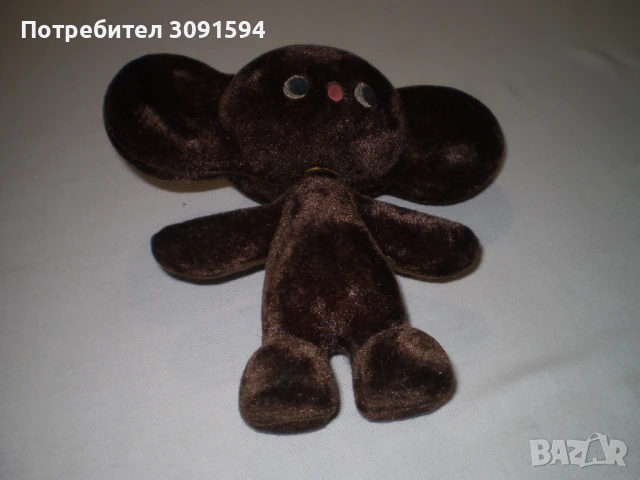 Рядка съветска  играчка Чебурашка  мека полимерна играчка , снимка 3 - Други ценни предмети - 50469091