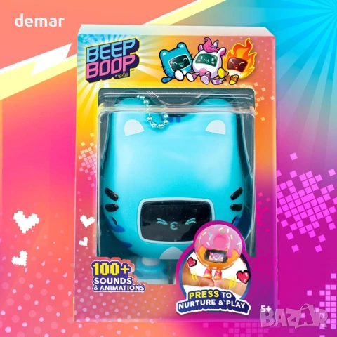 BEEP BOOP Miao Miao, ръчна електронна играчка, интерактивен домашен любимец, 5+ години, снимка 2 - Образователни игри - 53781960