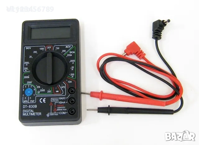 Цифров мултимер / мултицет "Digital Multimeter DT-832" , снимка 3 - Други инструменти - 53977236
