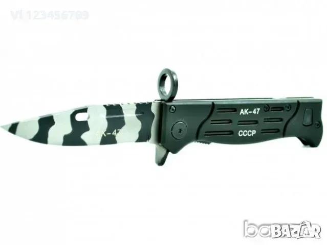 Сгъваем армейски нож-щик ( AK-47 Калашников СССР) -3 размера, снимка 5 - Ножове - 49765260