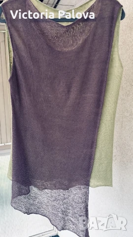 Красива блуза SENAS трикотажен лен  Германия, снимка 6 - Корсети, бюстиета, топове - 50444025