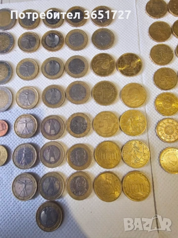 Колекция евро монети