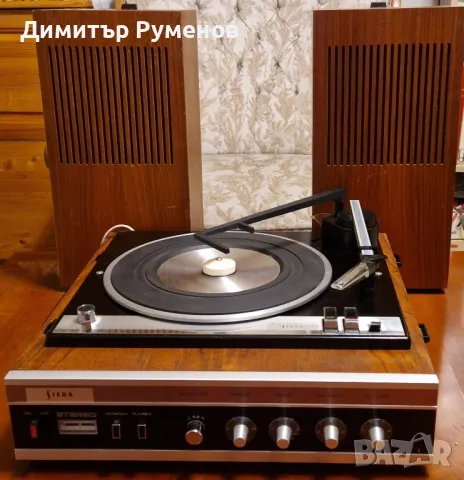 Грамофон Siera/Philips 22GF 446 vintage, снимка 2 - Грамофони - 48199111