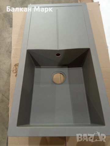 Мивка за вграждане Respekta Cleveland (FEAN100R16) – Сива