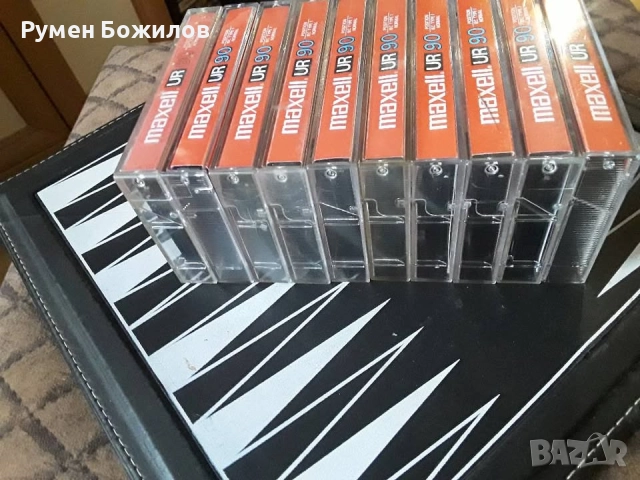 10 много запазени и добри касети MAXELL UR90, снимка 2 - Аудио касети - 52451351