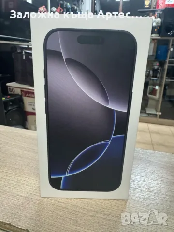 iPhone 16 Pro 256GB Black Titanium НОВ !!!, снимка 1 - Apple iPhone - 48253782