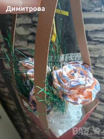 Ръчно изработени цветя , снимка 5 - Декорация за дома - 53499134