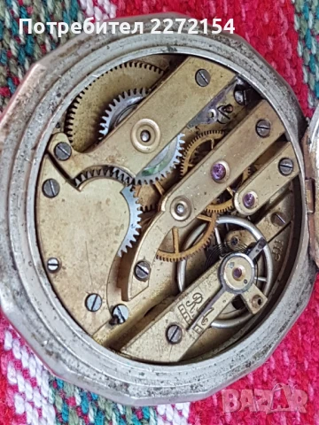 Джобен часовник ARGENTAN , снимка 4 - Антикварни и старинни предмети - 51159235