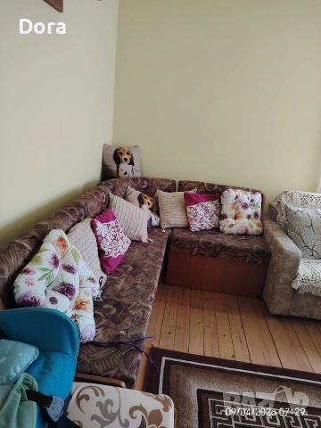 ъглов диван с 2 ракли