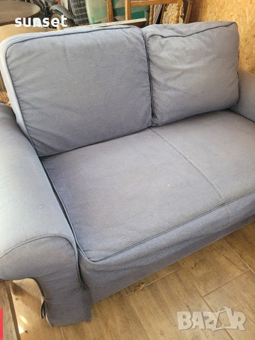 IKEA двуместен разтегателен диван, снимка 15 - Дивани и мека мебел - 53974742